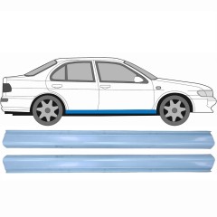 Tröskelplåt reparationspanel för Nissan Almera N15 1995-1999 / Vänster = Höger (symmetrisk) / Set 10568