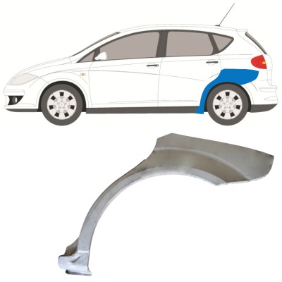 Sidovägg hjulhuskant för Seat Altea 2004-2015 / Vänster 15047