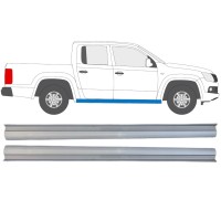 Nedre tröskelplåt reparationspanel för Volkswagen Amarok 2010-2022 / Vänster+Höger / Set 15100 Nedre tröskelplåt reparationspanel för Volkswagen Amarok 2010-2022 / Vänster+Höger / Set 15100