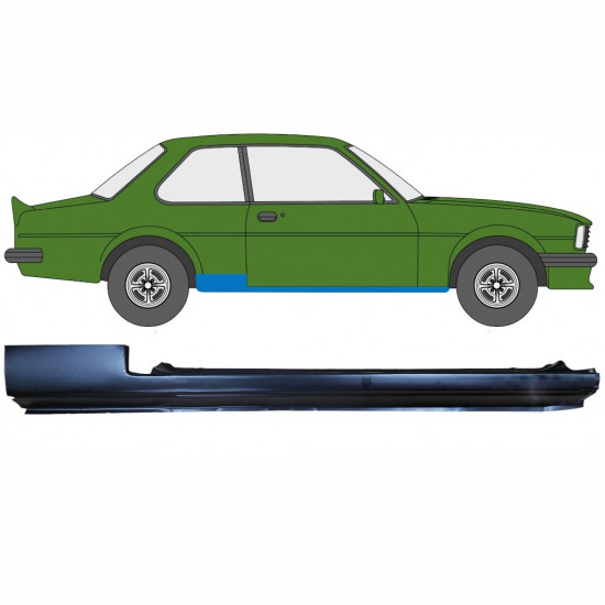 Tröskelplåt reparationspanel för Opel Ascona B 1975-1981 / Höger 8786