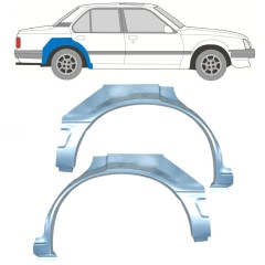 Sidovägg hjulhuskant för Opel Ascona C 1981-1998 / Vänster+Höger / Set 9705