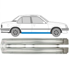 Tröskelplåt för Opel Ascona C 1981-1998 / Vänster+Höger / Set 9488