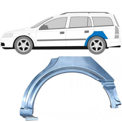 Sidovägg hjulhuskant för Opel Astra 1998-2009 / Vänster / COMBI 6861