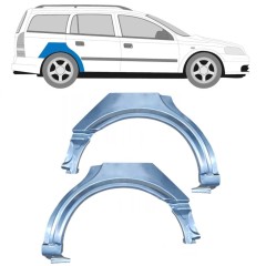 Sidovägg hjulhuskant för Opel Astra G 1998-2009 / Vänster+Höger / COMBI / Set 10434