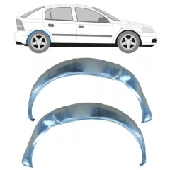 Hjulhus reparationsplåt för Opel Astra G 1998-2009 / Vänster+Höger / Set 10633