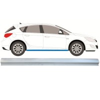 Tröskelplåt reparationspanel för Opel Astra J 2009-2015 / Vänster = Höger (symmetrisk) 15220