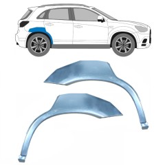 Sidovägg hjulhuskant för Mitsubishi ASX 2010- / Vänster+Höger / Set 10469