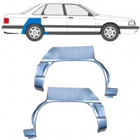 Sidovägg hjulhuskant för Audi 100 C3 1982-1991 / Vänster+Höger / Set 9993