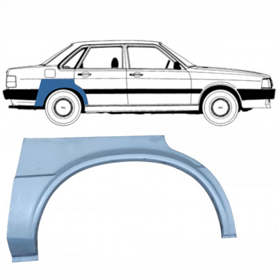 AUDI 80 B2 1978-1986 REPARATION AV BAKSKÄRM / HÖGER