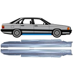 Tröskelplåt för Audi 100 C3 1982-1990 / Vänster+Höger / Set 6418