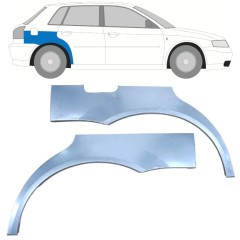 Sidovägg hjulhuskant för Audi A3 8L 1996-2003 / Vänster+Höger / Set 11795