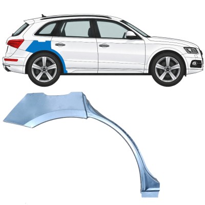 Sidovägg hjulhuskant för Audi Q5 2009-2017 / Höger 11400