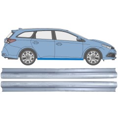 Tröskelplåt reparationspanel för Toyota Auris 2013-2018 / COMBI / Set 12451