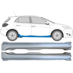 Tröskelplåt för Toyota Auris 2007-2012 / Vänster+Höger / Set 15091