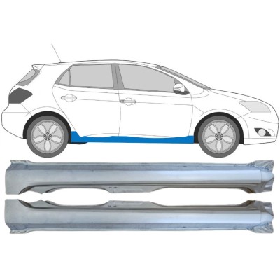 Tröskelplåt för Toyota Auris 2007-2012 / Vänster+Höger / Set 15091