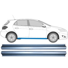 Tröskelplåt reparationspanel för Toyota Auris 2007-2012 / Vänster+Höger / Set 11379