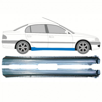 Tröskelplåt reparationspanel för Toyota Avensis 1997-2003 / Vänster+Höger / Set 10350