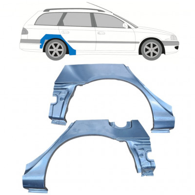 Sidovägg hjulhuskant för Toyota Avensis 1997-2003 / Vänster+Höger / COMBI / Set 9813