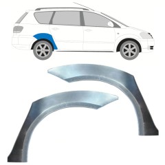 Sidovägg hjulhuskant för Toyota Avensis Verso 2001-2011 / Vänster+Höger / Set 15878