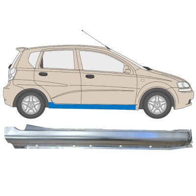 Tröskelplåt för Chevrolet Aveo 2003-2006 / Höger / HATCHBACK 14537