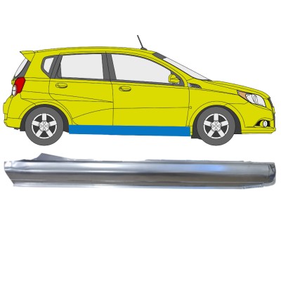 Tröskelplåt för Chevrolet Aveo 2006-2011 / Höger / HATCHBACK 14555