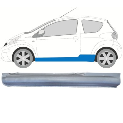 Tröskelplåt för Toyota Aygo 2005-2012 / Vänster 14559