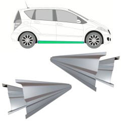 Reparationspanel för inre och yttre tröskel för Mercedes A-Class W169 2004-2012 / Vänster+Höger / Set 11157