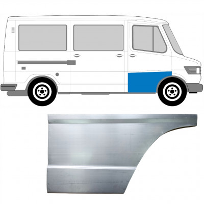 Dörr reparationspanel fram hög för Mercedes T1 1977-1996 / Höger 5226