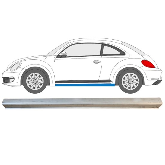 Nedre tröskelplåt reparationspanel för Volkswagen Beetle 2011-2019 / Vänster 15096 Nedre tröskelplåt reparationspanel för Volkswagen Beetle 2011-2019 / Vänster 15096