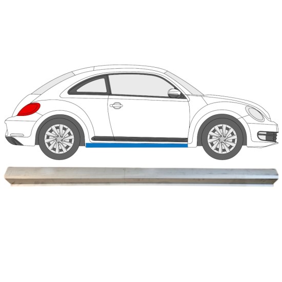 Nedre tröskelplåt reparationspanel för Volkswagen Beetle 2011-2019 / Höger 15095 Nedre tröskelplåt reparationspanel för Volkswagen Beetle 2011-2019 / Höger 15095