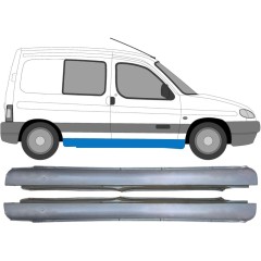 Tröskelplåt för Peugeot Partner 1996-2008 / Vänster+Höger / Set 10643