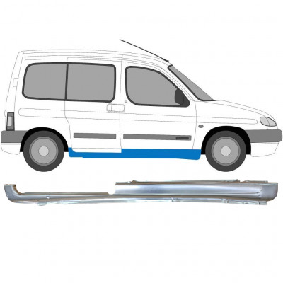 Tröskelplåt reparationspanel för Peugeot Partner 1996- / Höger 6954