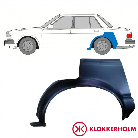 NISSAN BLUEBIRD 1983-1990 REPARATION AV BAKSKÄRM / VÄNSTER