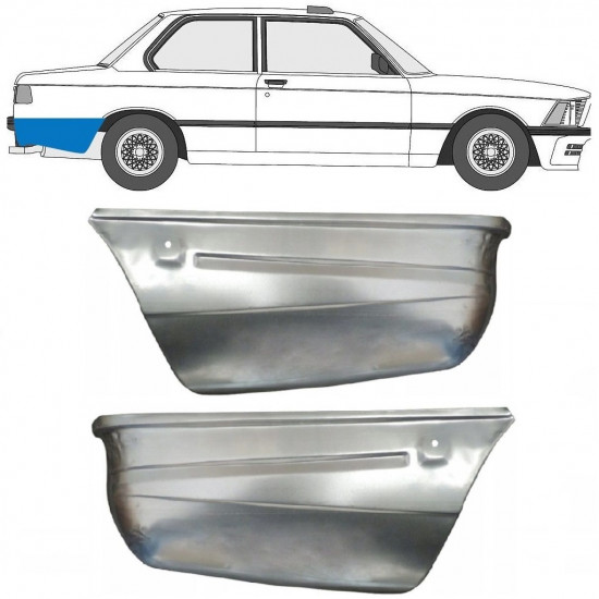 BMW 3 E21 1975-1984 2/4 DÖRRAR BAKRE VINGE / UPPSÄTTNING