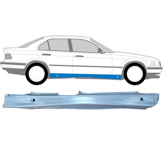 Tröskelplåt för BMW 3 E36 1990-2000 / Höger 6215