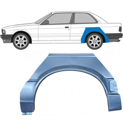 Sidovägg hjulhuskant för BMW 3 E30 1987-1994 / Vänster 6384