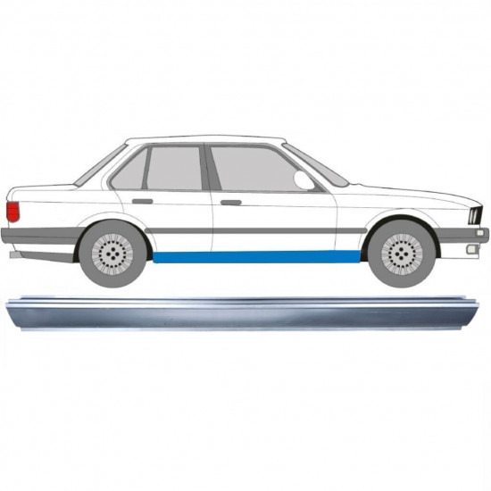 BMW 3 E30 1982-1994 TRÖSKELPLÅT / HÖGER = VÄNSTER