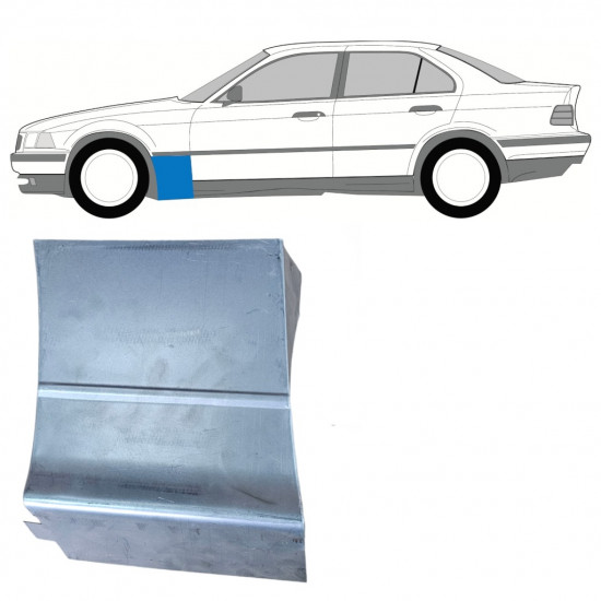 Reparationspanel till framskärm för BMW E36 3 Limo/ 1990-2000 / Vänster / COMBI 7812