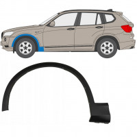 Prydnads Skyddslist skärm för BMW X3 2010-2014 / Vänster 7649