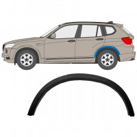 Prydnadslist stänkskärm list för BMW X3 2010-2014 / Vänster 7651