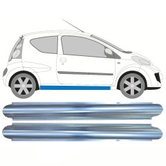 Tröskelplåt reparationspanel för Citroen C1 2005-2012 / Vänster+Höger / Set 10711
