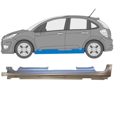 Tröskelplåt för Citroen C3 2009-2016 / Vänster 14636