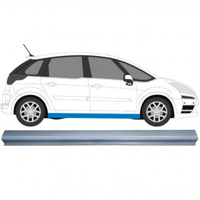 Tröskelplåt reparationspanel för Citroen C4 Picasso 2006-2013 / Vänster = Höger (symmetrisk) 11914