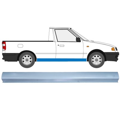 Tröskelplåt reparationspanel för Volkswagen Caddy 1995-2004 / Vänster = Höger (symmetrisk) / PICKUP 16185