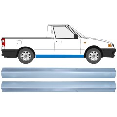 Tröskelplåt reparationspanel för Volkswagen Caddy 1995-2004 / Vänster = Höger (symmetrisk) / PICKUP / Set 16186