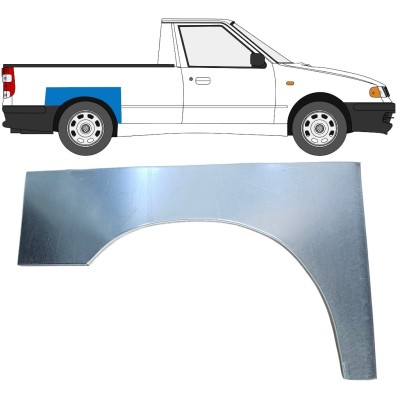Sidovägg hjulhuskant för Volkswagen Caddy 1995-2004 / Höger / PICKUP 16328