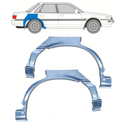 Sidovägg hjulhuskant för Toyota Camry 1986-1991 / Vänster+Höger / Set 10996