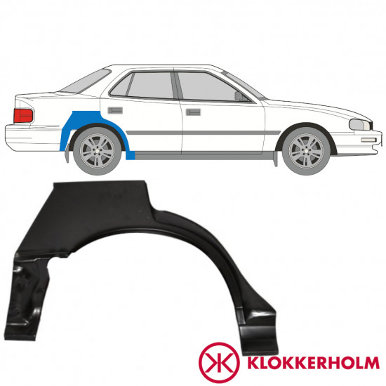 TOYOTA CAMRY 1991-1996 REPARATION AV BAKSKÄRM / HÖGER