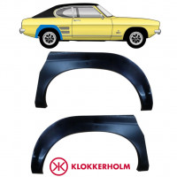 Sidovägg hjulhuskant för Ford Capri 1968-1974 / Vänster+Höger / Set 11002