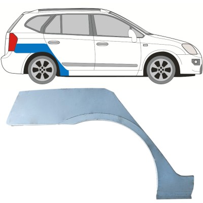 Sidovägg hjulhuskant för Kia Carens 2006-2013 / Höger 16815